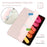 For iPad mini (2024)  /  (2021) Tablet Case Stand Magnetic Detachable PU Leather Cover with Auto Wake  /  Sleep - Pink - 3