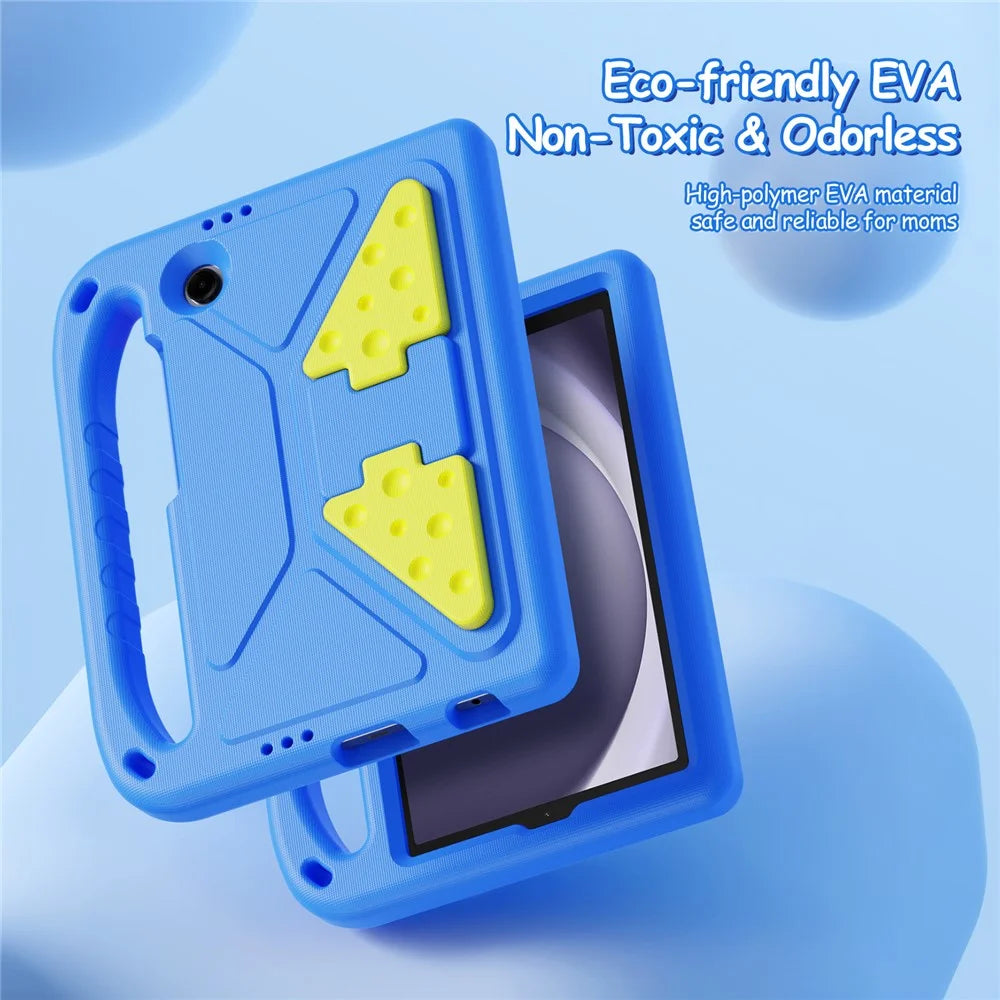 DUX DUCIS For Samsung Galaxy Tab A11 / A9 Tablet Case with Kickstand  Puff Series EVA Kids Shockproof Cover - Blue - 4