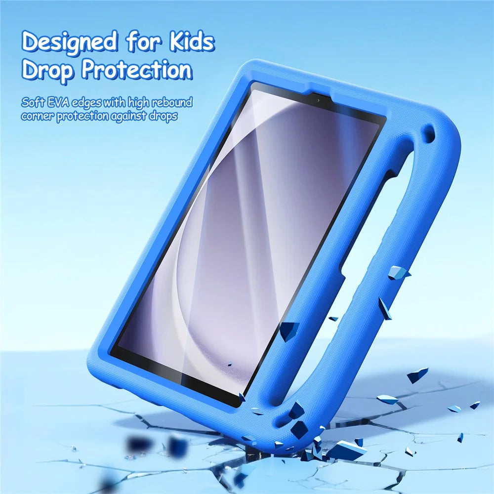 DUX DUCIS For Samsung Galaxy Tab A11 / A9 Tablet Case with Kickstand  Puff Series EVA Kids Shockproof Cover - Blue - 5