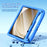 DUX DUCIS For Samsung Galaxy Tab A11+ / A9+ Tablet Case with Kickstand  Puff Series EVA Kids Shockproof Cover - Blue - 5