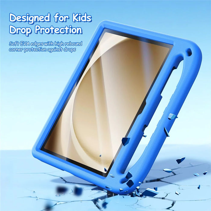 DUX DUCIS For Samsung Galaxy Tab A11+ / A9+ Tablet Case with Kickstand  Puff Series EVA Kids Shockproof Cover - Blue - 5