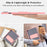 For Samsung Galaxy Tab S10 FE / Tab S9 FE / Tab S9 Case with Kickstand TPU + PC Skin-Touch Tablet Cover - Pink - 3