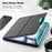 Tablet Case for iPad Air 13 (2026) / (2025) / (2024) / Pro 12.9 (2022) / (2021) / (2020) / (2018) Detachable PC + TPU + PU Leather Flip Cover - Black - 3
