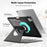 Tablet Case for iPad Air 13 (2026) / (2025) / (2024) / Pro 12.9 (2022) / (2021) / (2020) / (2018) Detachable PC + TPU + PU Leather Flip Cover - Black - 4