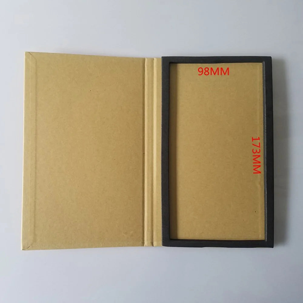 003 Kraft Paper Tempered Glass Screen Protector Packaging Box Eco-Friendly Screen Film Storage Box - Blank Version - 2