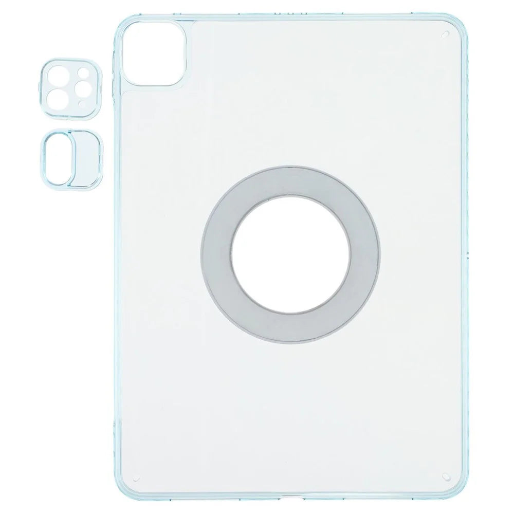 Leather Case For iPad Air 11 (2026) / (2025) / (2024) / Air (2022) / (2020) / Pro 11 (2022) / (2020) / (2018) Folding Stand Magnetic Tablet Cover - Baby Blue - 6