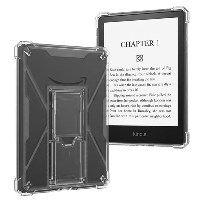 Clear Case For Amazon Kindle Paperwhite 3 (2015)  /  2 (2015)  /  1 (2015) Kickstand Shockproof TPU + PC Tablet Cover with Pen Slot - 4