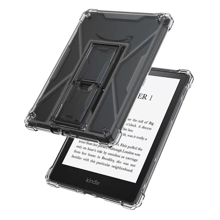Clear Case For Amazon Kindle Paperwhite 3 (2015)  /  2 (2015)  /  1 (2015) Kickstand Shockproof TPU + PC Tablet Cover with Pen Slot - 5