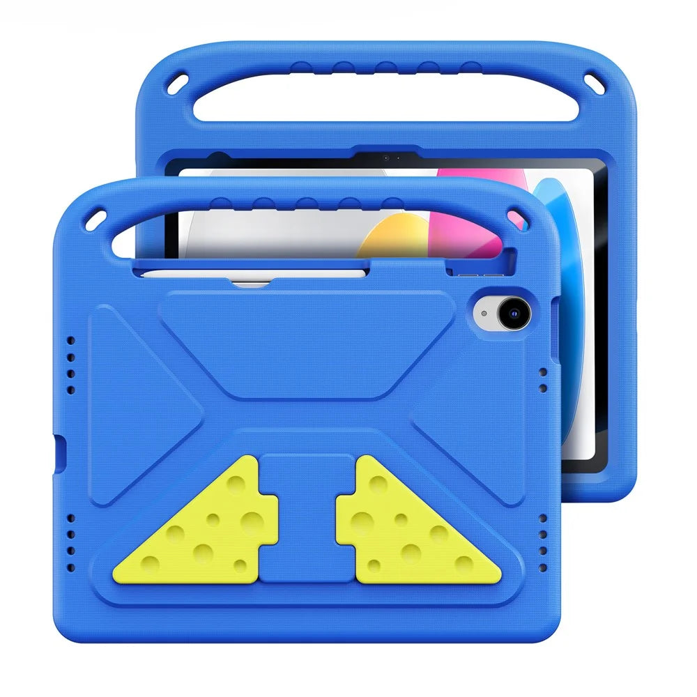 DUX DUCIS For iPad (2025) / iPad 10.9 (2022) Tablet Case with Kickstand  Puff Series EVA Kids Shockproof Cover - Blue - 2