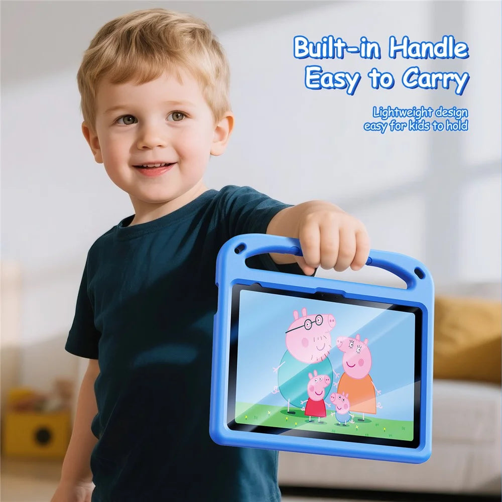 DUX DUCIS For iPad (2025) / iPad 10.9 (2022) Tablet Case with Kickstand  Puff Series EVA Kids Shockproof Cover - Blue - 6
