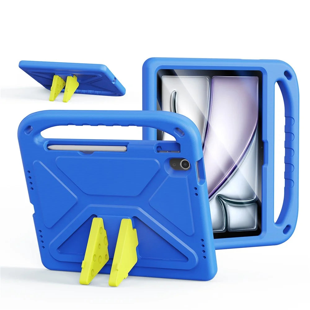 DUX DUCIS For iPad Air 11 (2026) / (2025) / (2024) / Pro 11 (2025) / 11 (2024) Tablet Case with Kickstand  Puff Series EVA Kids Shockproof Cover - Blue - 1