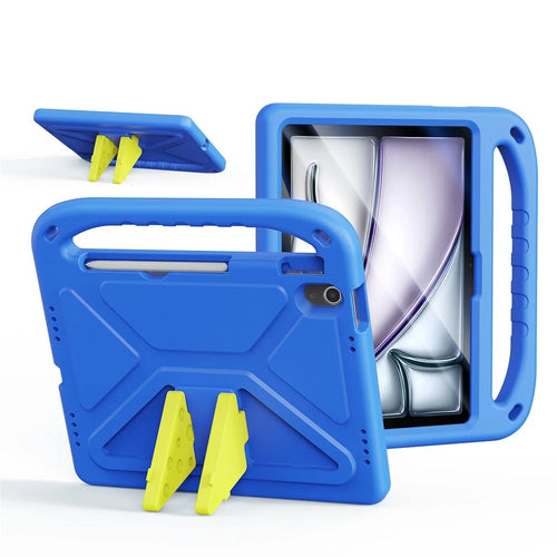 DUX DUCIS For iPad Air 11 (2026) / (2025) / (2024) / Pro 11 (2025) / 11 (2024) Tablet Case with Kickstand  Puff Series EVA Kids Shockproof Cover - Blue - 1