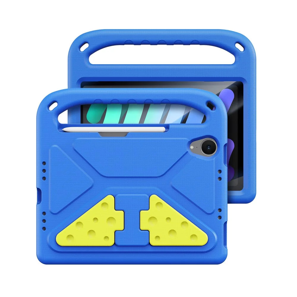 DUX DUCIS For iPad mini (2021) / iPad mini (2024) Tablet Case with Kickstand  Puff Series EVA Kids Shockproof Cover - Blue - 2
