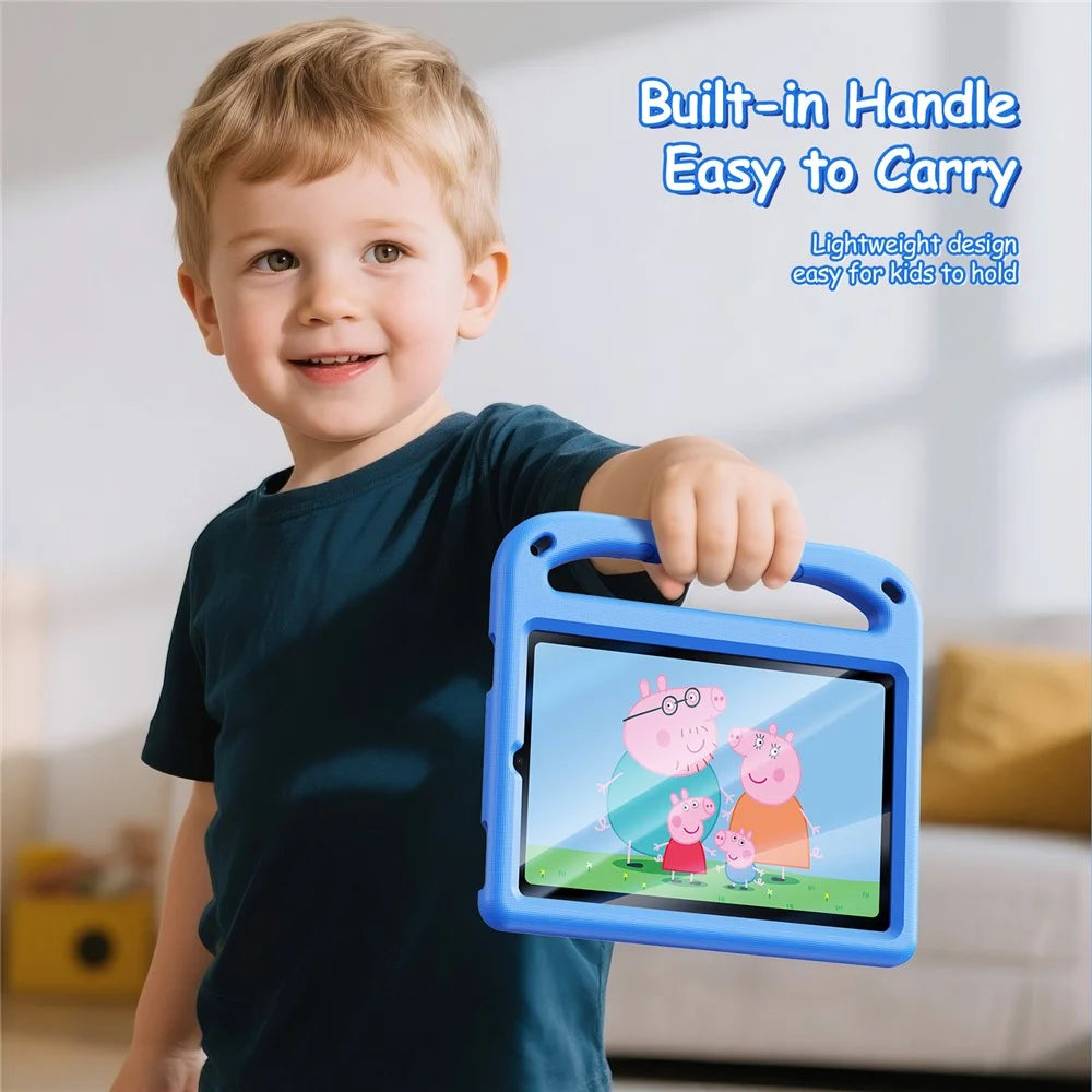DUX DUCIS For iPad mini (2021) / iPad mini (2024) Tablet Case with Kickstand  Puff Series EVA Kids Shockproof Cover - Blue - 6