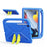DUX DUCIS For iPad 10.2 (2020) / iPad 10.2 (2019) / iPad 10.2 (2021) Tablet Case with Kickstand  Puff Series EVA Kids Shockproof Cover - Blue - 1