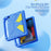 DUX DUCIS For iPad 10.2 (2020) / iPad 10.2 (2019) / iPad 10.2 (2021) Tablet Case with Kickstand  Puff Series EVA Kids Shockproof Cover - Blue - 4