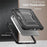 For iPad mini (2024) / (2021) Case PC + TPE Tablet Cover with Hidden Zinc Alloy Kickstand - Black - 5