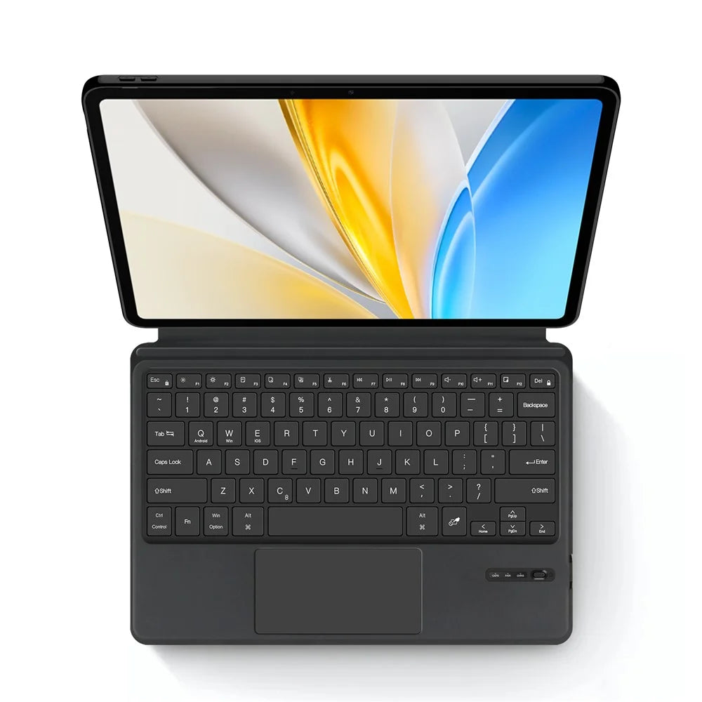 For vivo Pad SE Leather Case + Touchpad Bluetooth-Compatible Keyboard (without Backlit) - 3