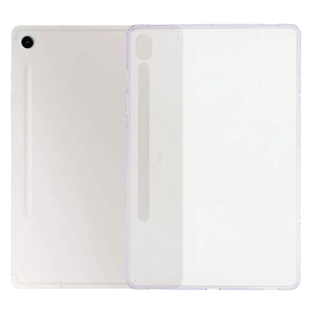 Tablet Case For Samsung Galaxy Tab S10 Lite / S10 FE / S9 FE / S9 Flexible TPU + Acrylic Shockproof Protective Cover - Purple - 1