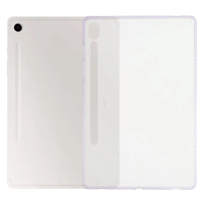Tablet Case For Samsung Galaxy Tab S10 Lite / S10 FE / S9 FE / S9 Flexible TPU + Acrylic Shockproof Protective Cover - Purple - 1