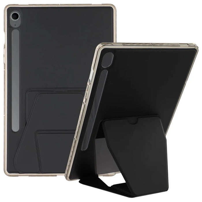 Tablet Case For Samsung Galaxy Tab S10 Lite / S10 FE / S9 FE / S9 TPU PU Leather Kickstand Cover - Black - 1