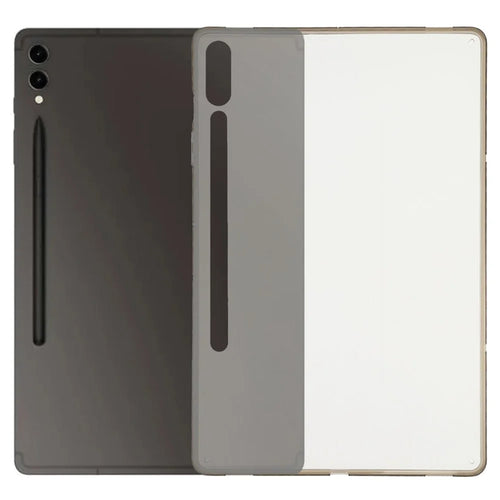 Tablet Case For Samsung Galaxy Tab S10+  /  S9 FE+  /  S9+ Flexible TPU + Acrylic Shockproof Protective Cover - Grey - 1