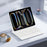 For iPad Pro 11 (2025) / 11 (2024) Magnetic Floating Bluetooth-Compatible Keyboard (Portuguese) + Leather Tablet Case - White - 5