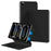 For iPad Pro 11 (2025) / 11 (2024) Magnetic Floating Bluetooth-Compatible Keyboard (Spanish) + Leather Tablet Case - Black - 1