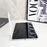 For Samsung Galaxy Tab A9+ Case Clear TPU Anti Drop Tablet Cover with Pencil Holder - Transparent Blue - 3
