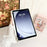 For Samsung Galaxy Tab A9 Case Solid Color TPU Tablet Cover with Pencil Holder - White - 2