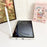 For Samsung Galaxy Tab A9 Case Solid Color TPU Tablet Cover with Pencil Holder - White - 3