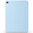 For iPad mini (2024)  /  (2021) Case Folding Stand Magnetic Leather Tablet Cover - Baby Blue - 7