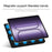 For OnePlus Pad 2 Pro Leather Case Origami Stand Magnetic Tablet Cover Auto Wake / Sleep - Black - 3