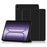 For OnePlus Pad 2 Pro Case PU Leather TPU Back Trifold Stand Tablet Cover - Black - 1