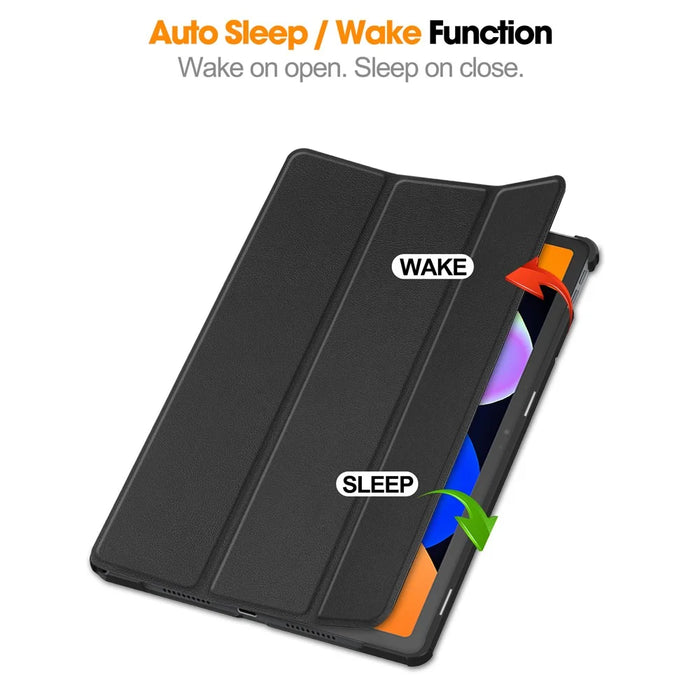 For Lenovo Tab K11 Gen 2 / Idea Tab / Xiaoxin Pad 11 2025 Case Anti-Drop Leather Stand Tablet Cover - Black - 3