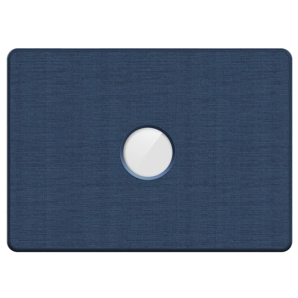 Laptop Case for MacBook Pro 14 inch (2026) A3427 A3426 / (2025) A3434 A3112 A3185 A3401 / (2024) A2918 A2992 / (2023) A2779 / (2022) / (2021) A2442 Kickstand Cover with Logo View - Navy Blue - 2