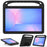 For Samsung Galaxy Tab S10 FE+ Case Hand Grip Kickstand Tablet EVA Cover - Black - 2