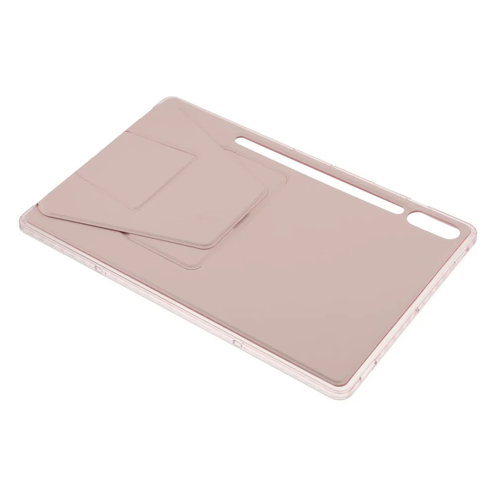 Tablet Case For Samsung Galaxy Tab S10+  /  S9 FE+  /  S9+ TPU PU Leather Kickstand Cover - Pink - 5