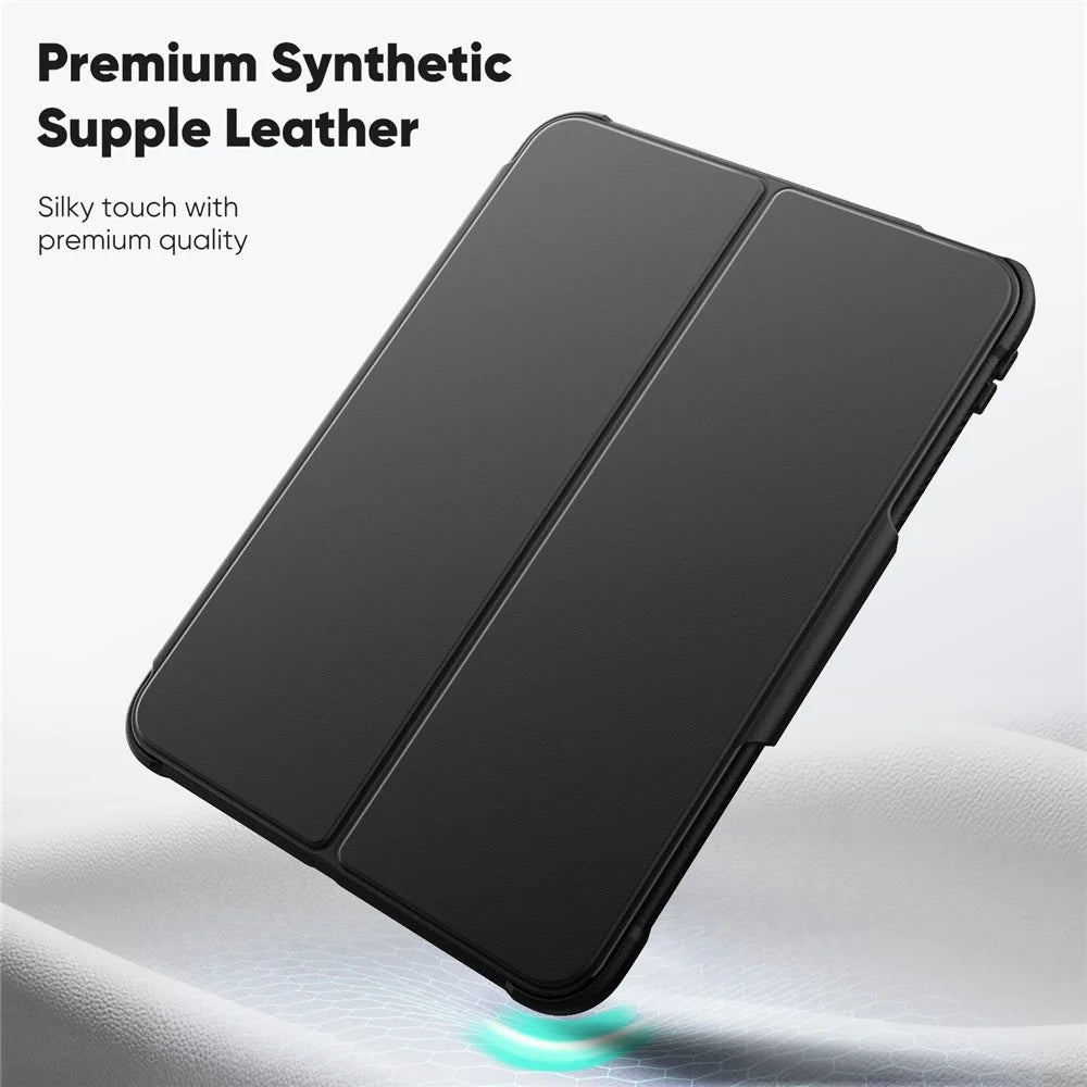 For iPad (2025) / 10.9 (2022) Tablet Case Detachable PC + TPU + PU Leather Flip Cover - Pink - 2