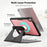 For iPad (2025) / 10.9 (2022) Tablet Case Detachable PC + TPU + PU Leather Flip Cover - Pink - 4