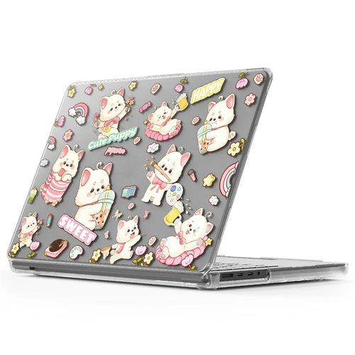 Imprint Pattern PC TPU Laptop Case For MacBook Pro 14 inch (2026) A3427 A3426 / (2025) A3434 A3112 A3185 A3401 / (2024) A2918 A2992 / (2023) A2779 / (2022) / (2021) A2442 - Dog - 1