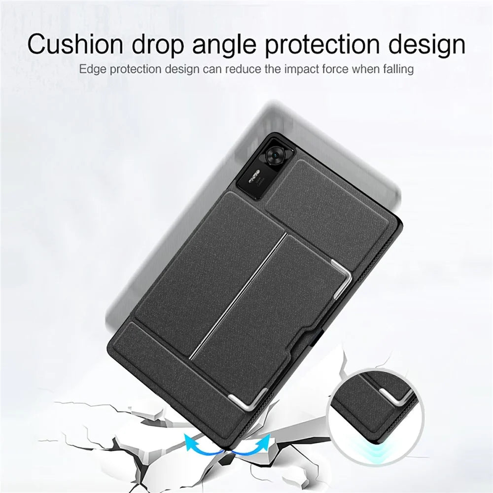 For Lenovo Legion Y700 (2025) Case PU + PC Rotating Shaft Kickstand Tablet Cover - 4