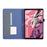 For Lenovo Legion Y700 Gen 4 Case with Stand Card Holder Cloth Texture Leather Tablet Cover - Blue - 2