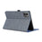 For Lenovo Legion Y700 Gen 4 Case with Stand Card Holder Cloth Texture Leather Tablet Cover - Blue - 4