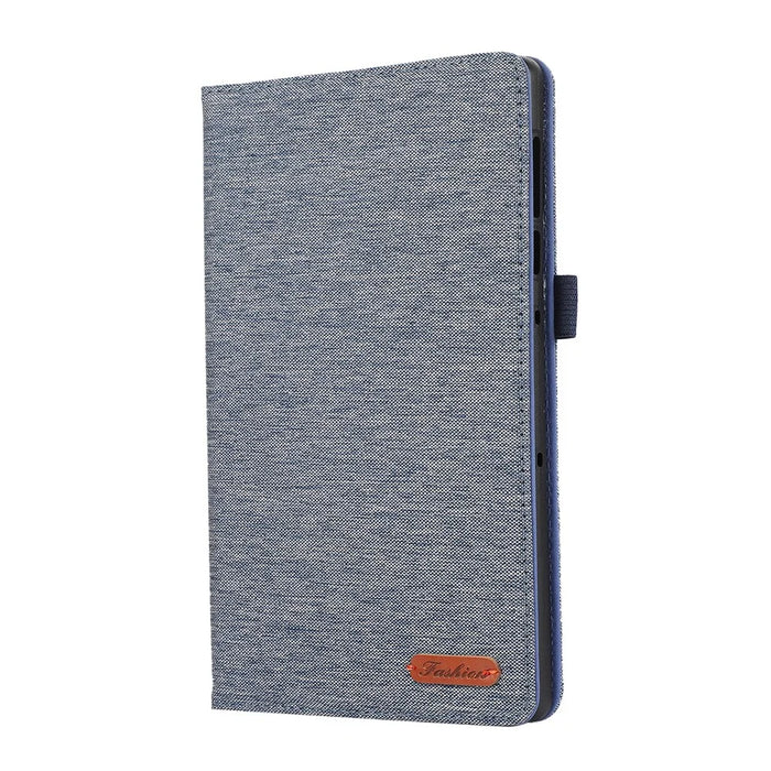 For Lenovo Legion Y700 Gen 4 Case with Stand Card Holder Cloth Texture Leather Tablet Cover - Blue - 5