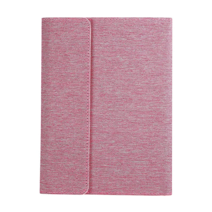 For 7 - 8 Inches Universal Tablet Case with Stand Cloth Texture Leather Cover - Pink - 6