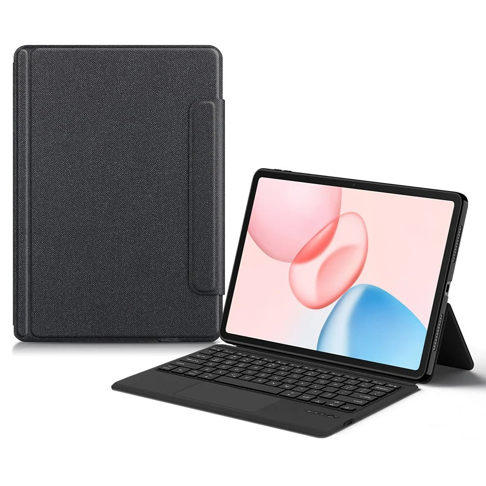 For Honor Pad 10 Leather Case + Touchpad Bluetooth-Compatible Keyboard (without Backlit) - 1