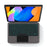 For Lenovo Xiaoxin Pad 11 2025 Leather Case + Touchpad Bluetooth-Compatible Keyboard with Backlit - 3