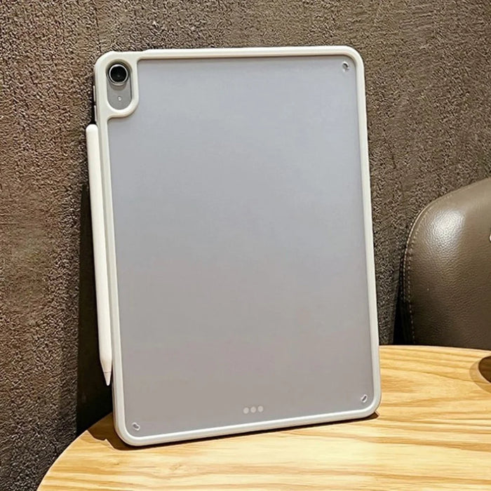 For iPad mini (2024) / (2021) Case TPU + Acrylic + PC Matte Shockproof Tablet Cover - Grey - 6
