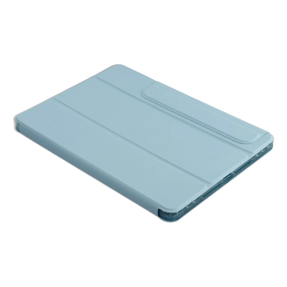 Tablet Case For iPad 10.2 (2021)  /  (2020)  /  (2019)  /  Air 10.5 inch (2019) Folding Stand Magnetic Leather Cover - Baby Blue - 5